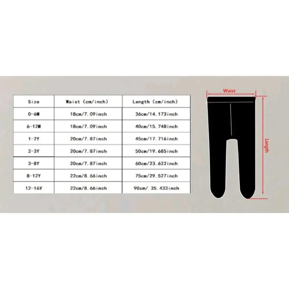 2 pieces baby girls tights ultra thin White and black 1-2Y‎